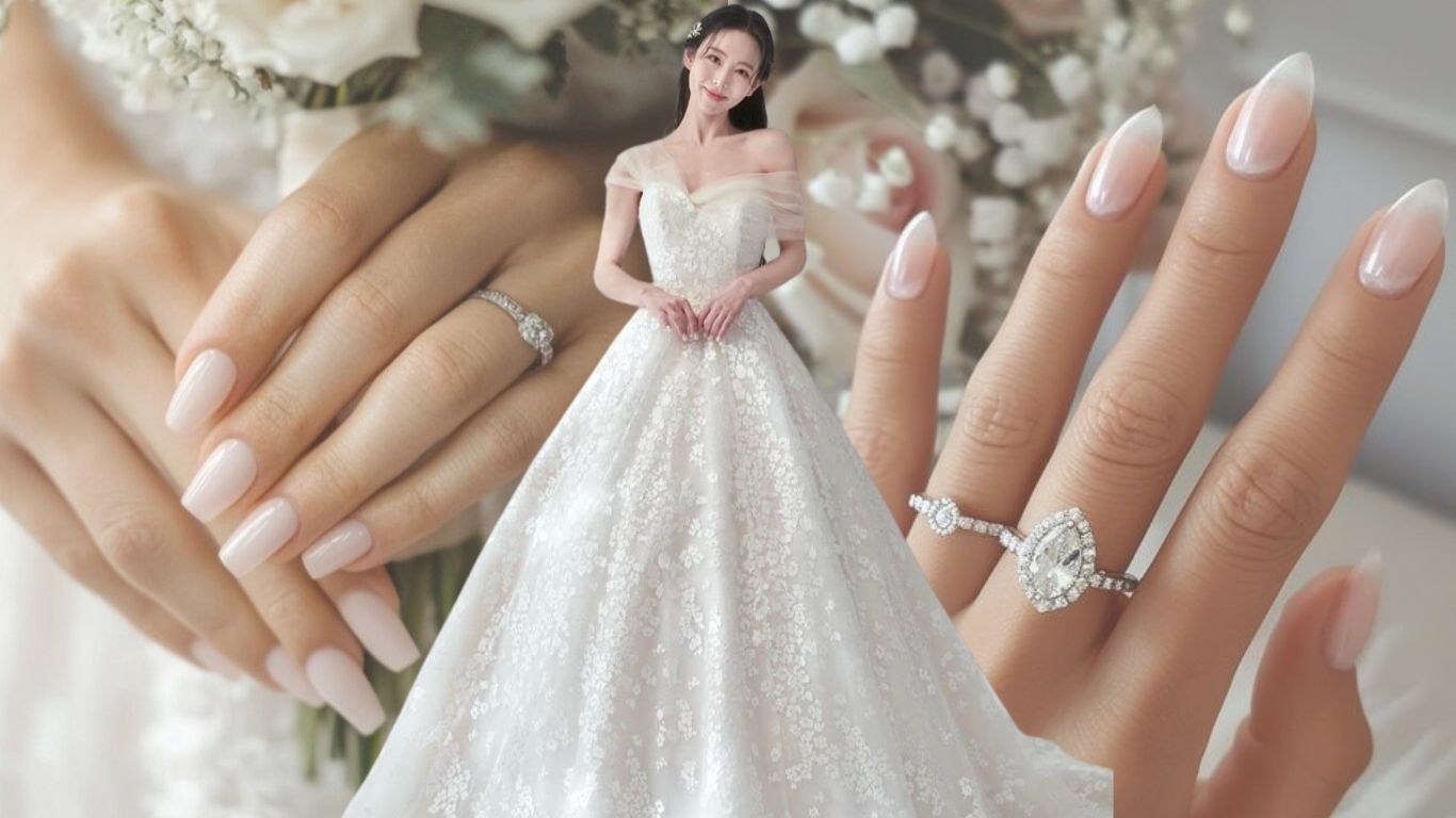 Bridal Nail Designs for Wedding Day: 6 Stunning Styles (Part 1)