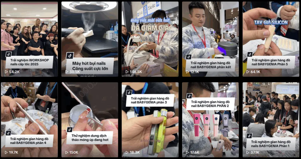Video trải nghiệm thực tế của KOL ngành nail Angelica Giang Hoàn