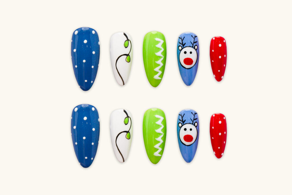 Adorable Christmas Press-On Nails Ideas Adorable Christmas Press-On Nails Ideas