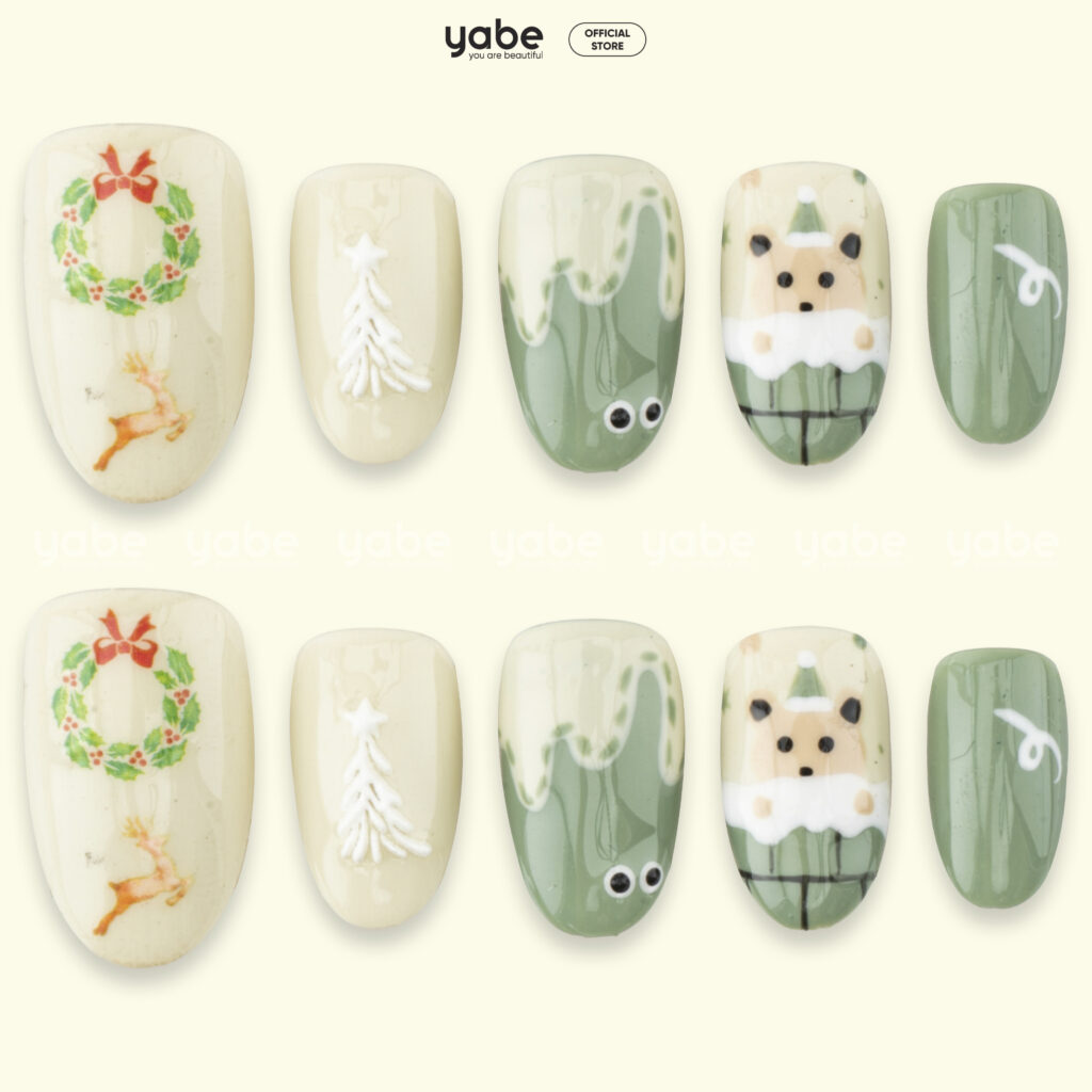 Adorable Christmas Press-On Nails Ideas Adorable Christmas Press-On Nails Ideas