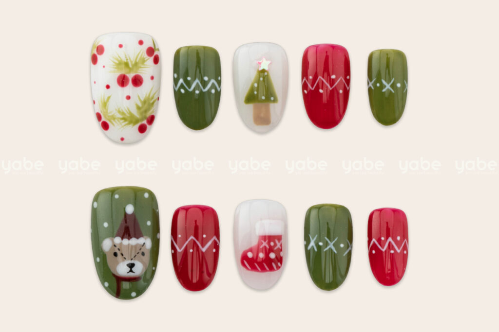 Adorable Christmas Press-On Nails Ideas Adorable Christmas Press-On Nails Ideas