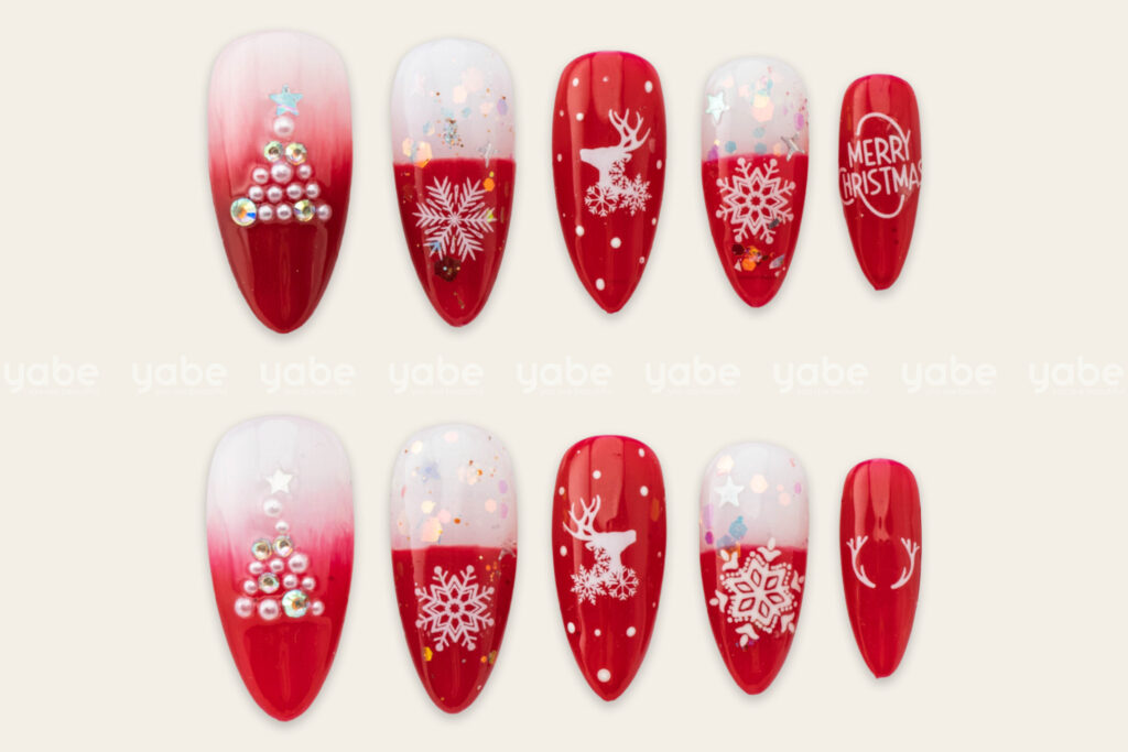 Adorable Christmas Press-On Nails Ideas Adorable Christmas Press-On Nails Ideas