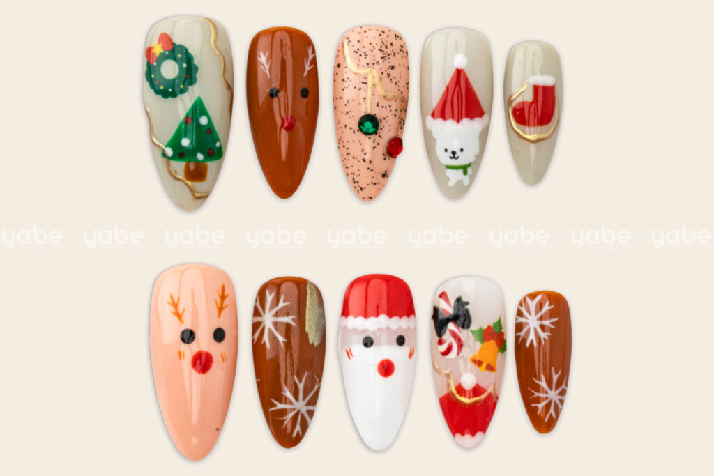 Adorable Christmas Press-On Nails Ideas Adorable Christmas Press-On Nails Ideas