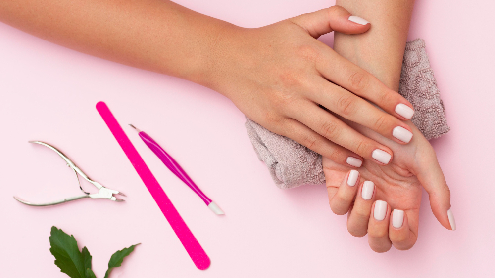 Properly cleaning nails to avoid a Press-On Nail Mistake
