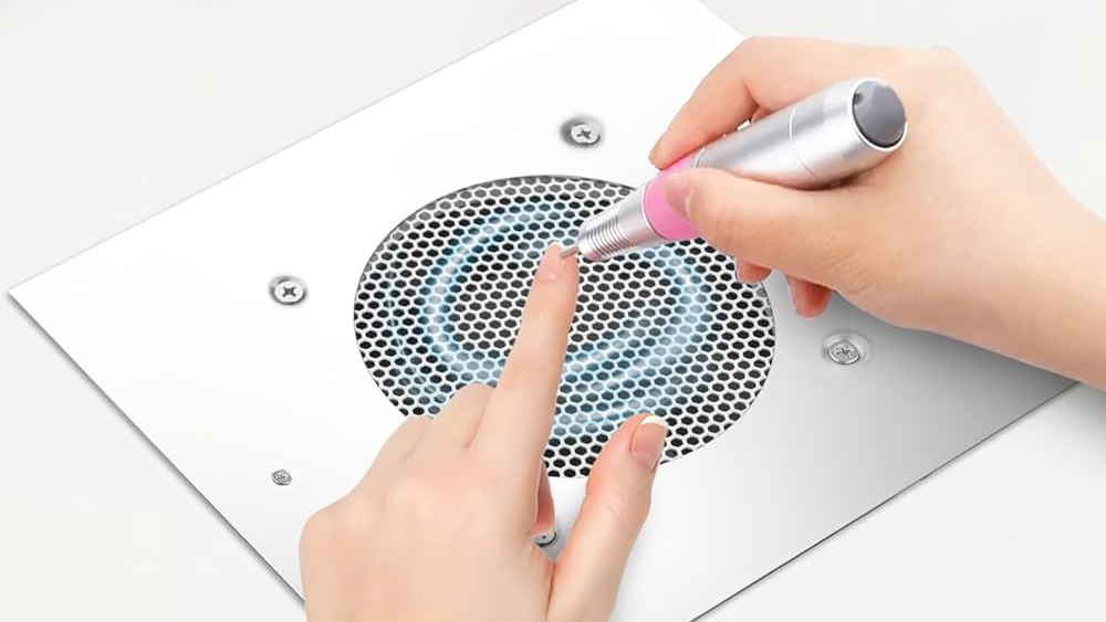 Professional nail dust collector for salon use