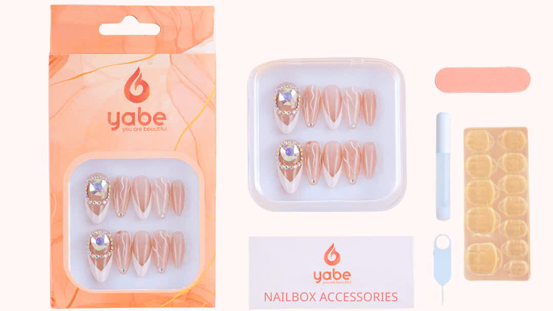 What is inside a Yabe Vietnam Press-On Nails kit
