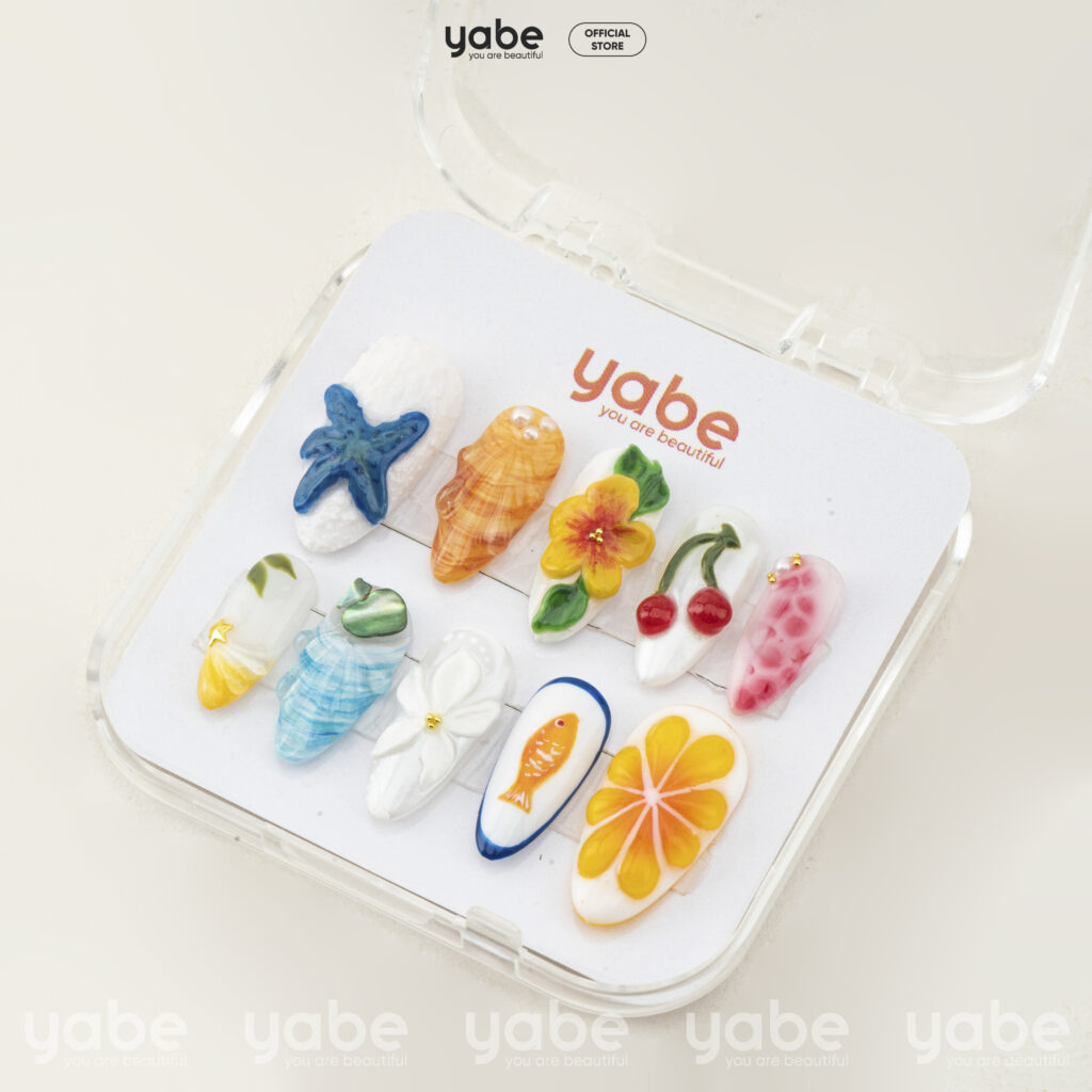1437(1) Vibrant fruit themed Nail Designs showcasing Summer Vibes