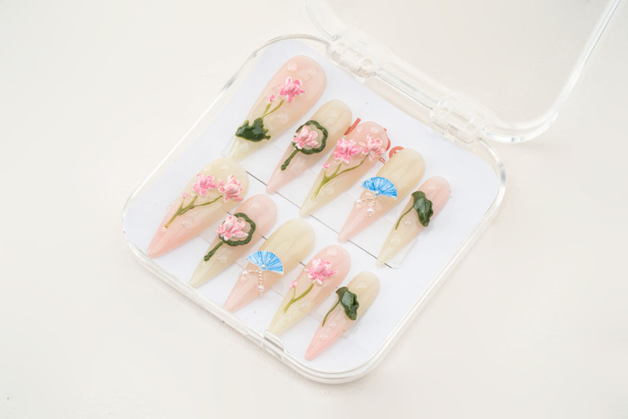 Handmade wholesale press-on nails variety 1