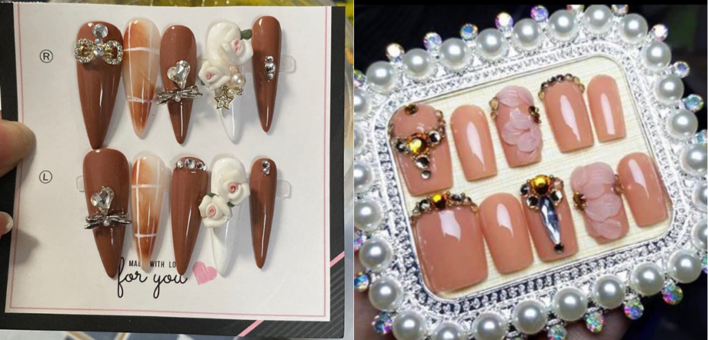 TD Nailbox press-on nail designs