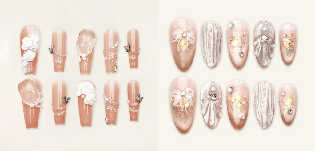 Press-on nails at YABE Vietnam