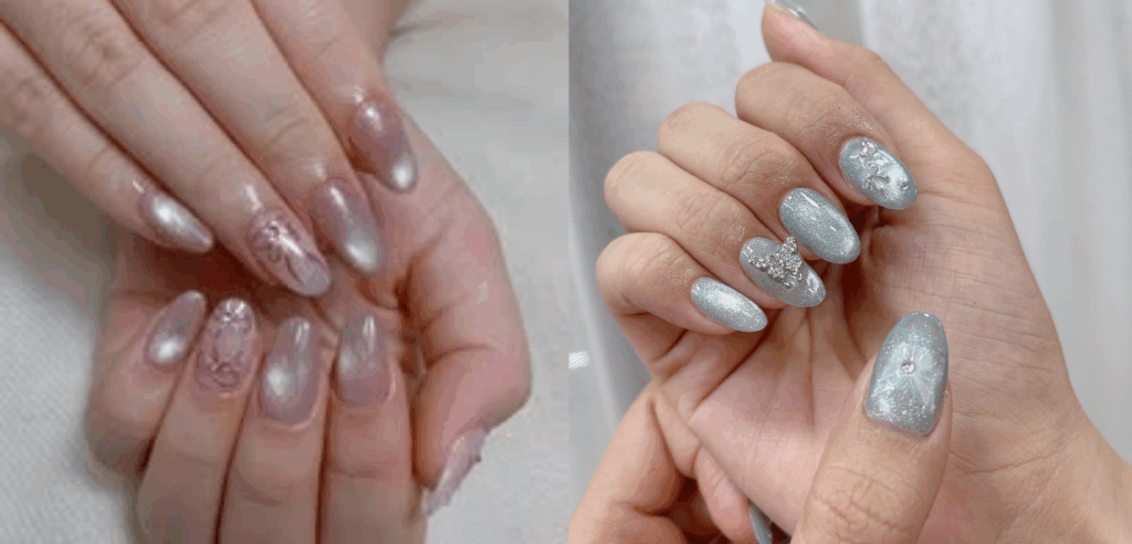 Press-on nails at 80 beauty