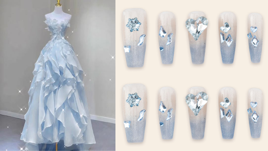 Press-on nails for special occasions make your outfit feel more elevated