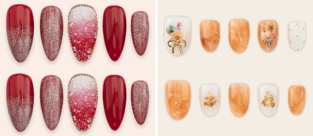 Bright, confident zodiac nail designs that match Aries’ bold personality