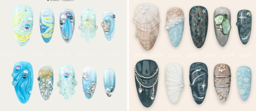 Zodiac nail designs inspiration for Gemini with colorful, modern details