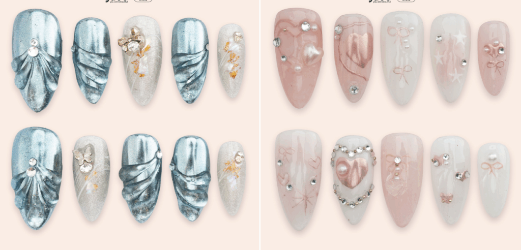 YABE Trendy press-on nails collection
