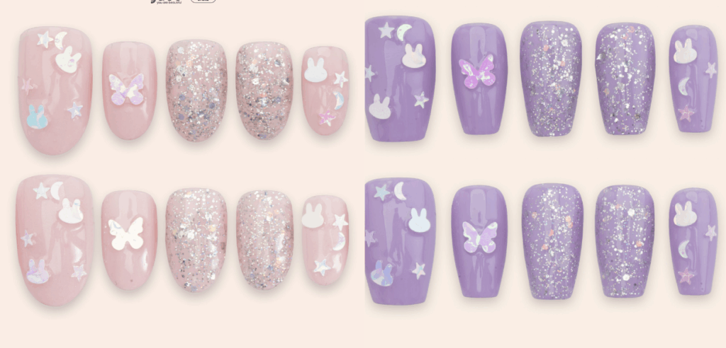 YABE Lovely press-on nails collection