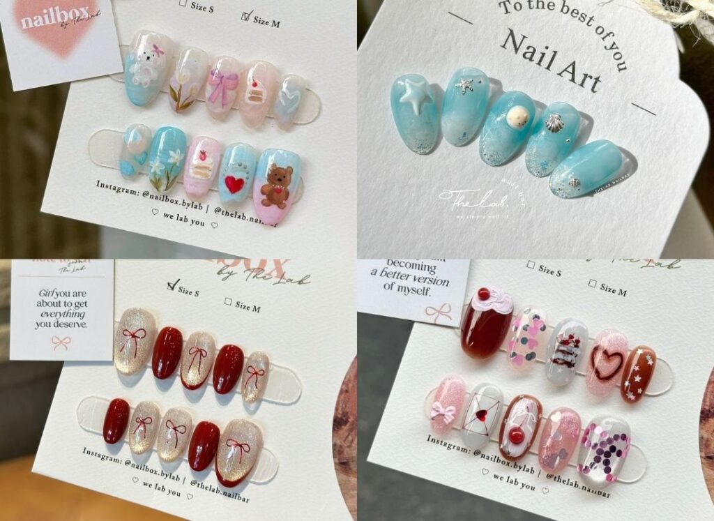 Shop for short press-on nails at Nailbox by Lab