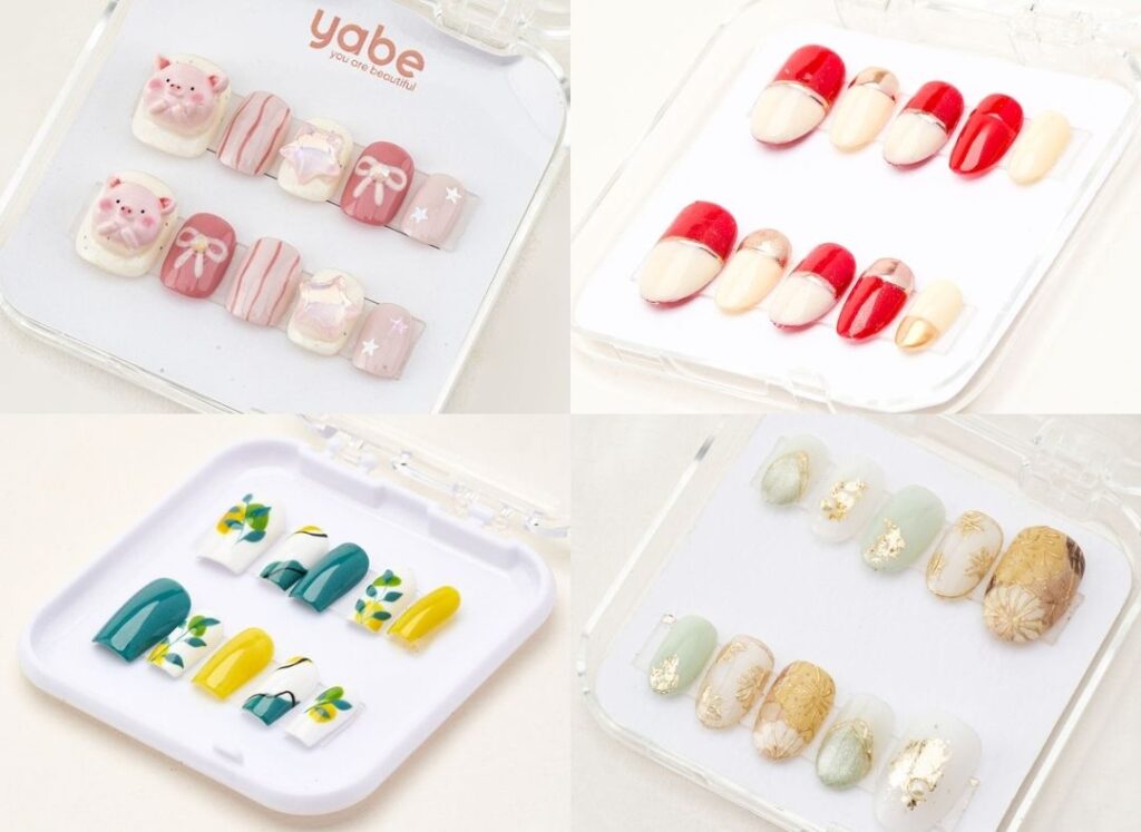 Shop for short press-on nails at YABE