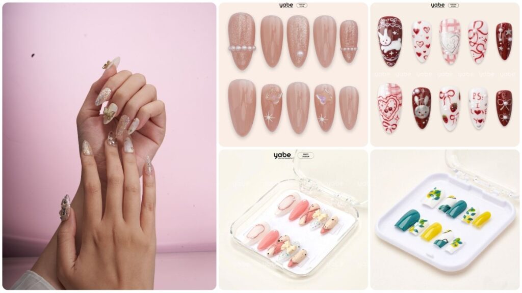 Press on nail trends with a wide variety of designs