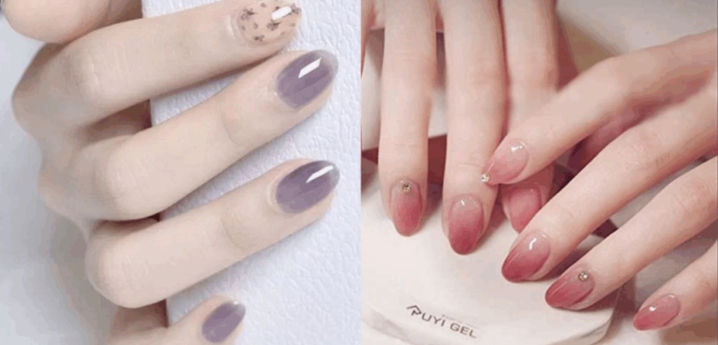 Press on nails sizing guide for round nails: choose short to medium length for a natural look
