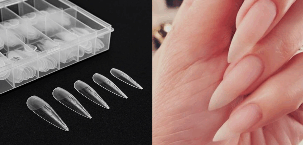 Press on nails sizing guide for stiletto nails: choose precise sizing or size up and file