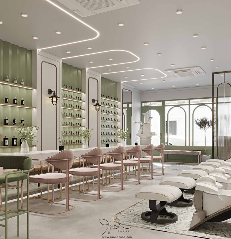 Traditional nail salon with professional services