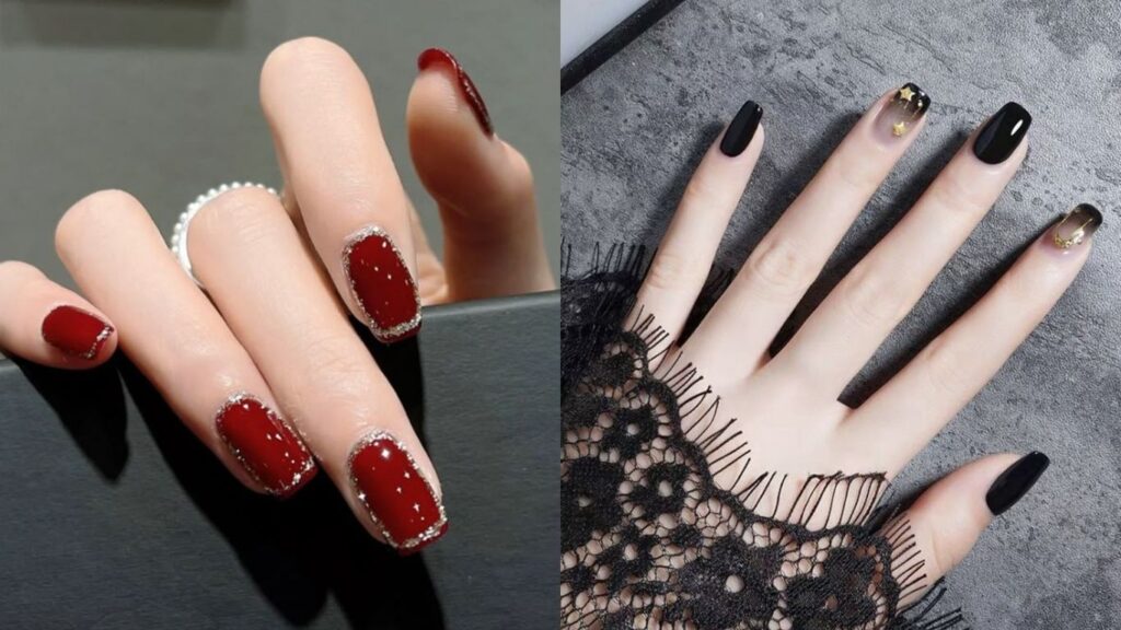 Choose high-contrast nail colors against fair skin