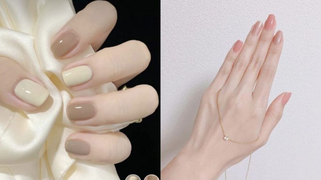 Tonal nail polish shades that suit fair skin