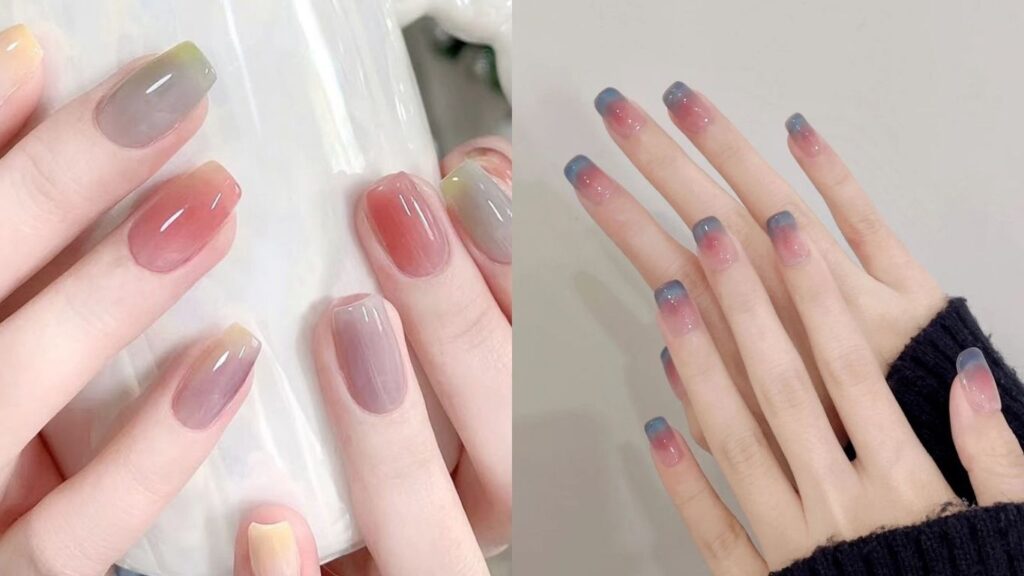 Gradient nail polish ideas that always look chic