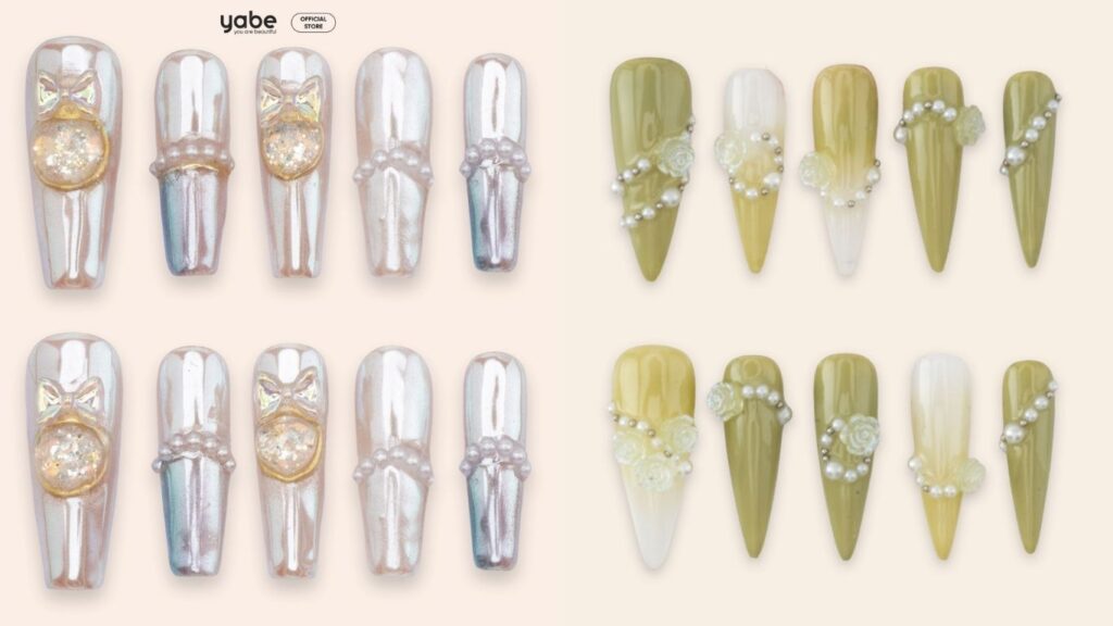 Best long press on nails at YABE Nailbox