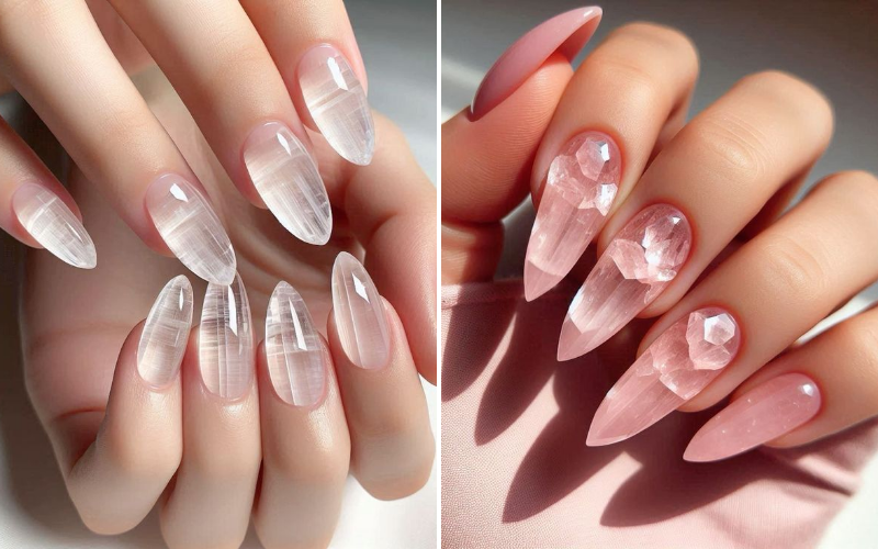 Quartz crystal nails