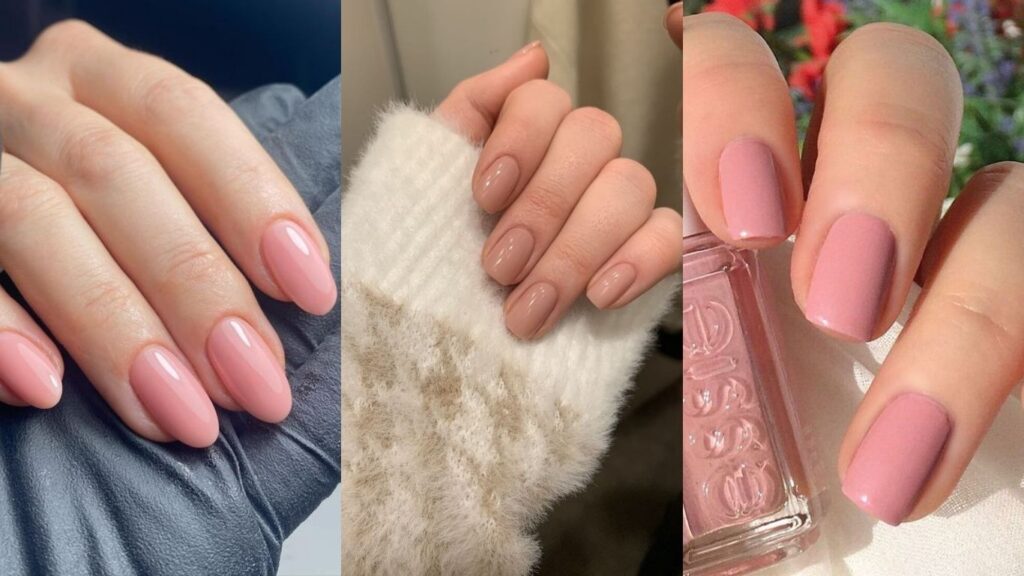 Nude nail polish chosen to be one of the best nail polish colors for every skin tone