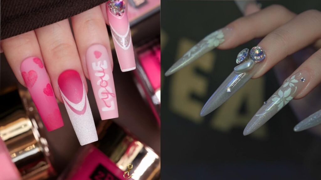 Artistic nail designs by Kami Nail Academy