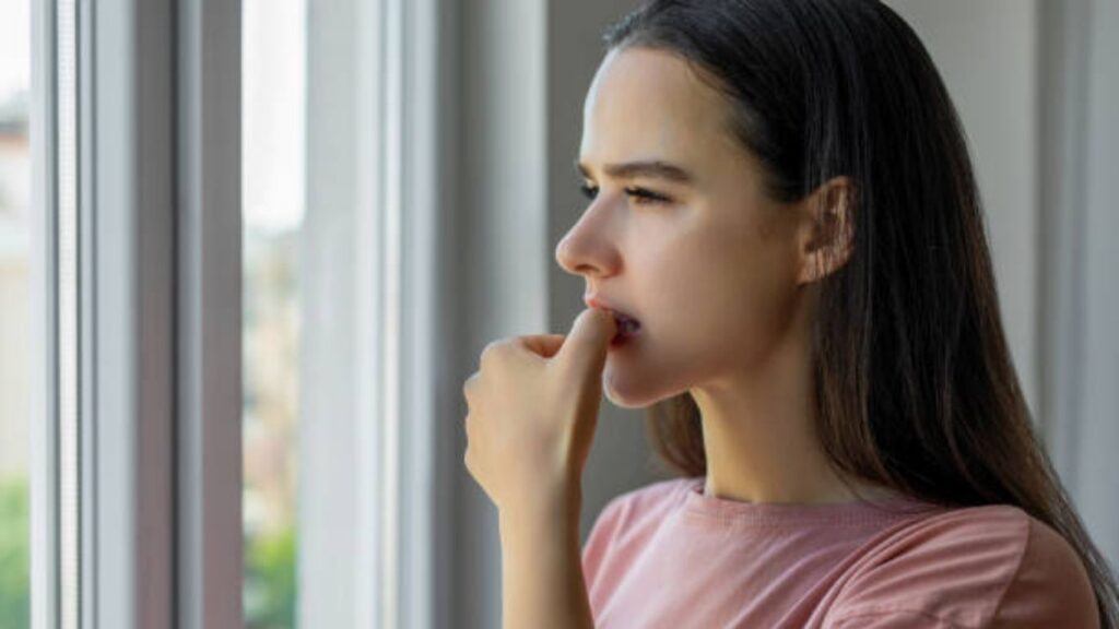 Stress and anxiety are common triggers for nail biting