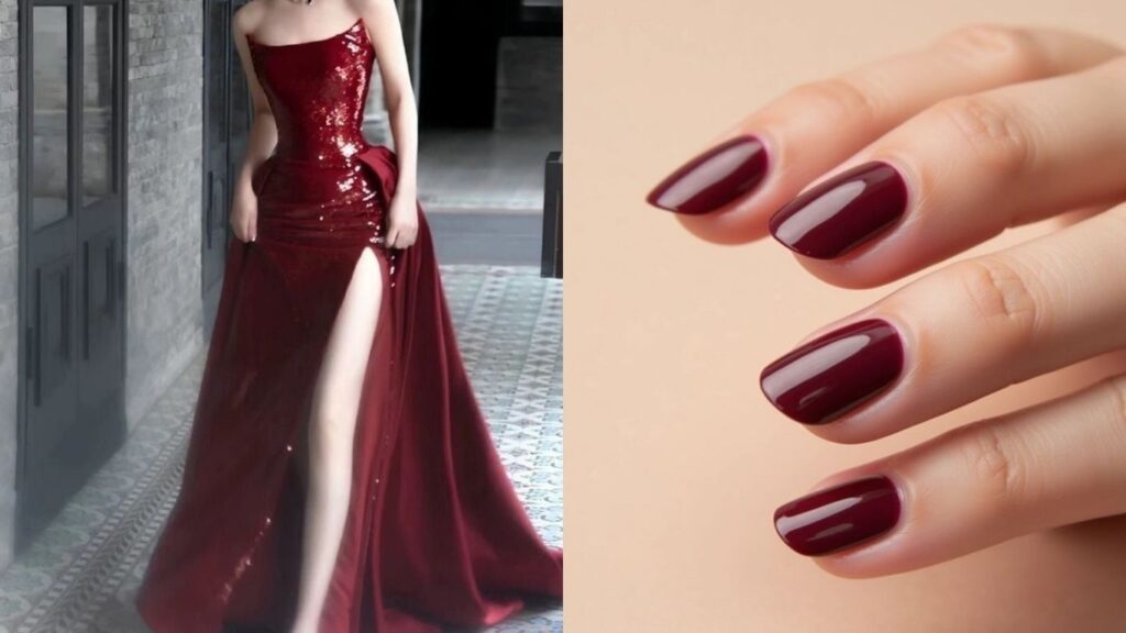 Tonal party press on nails for short nails