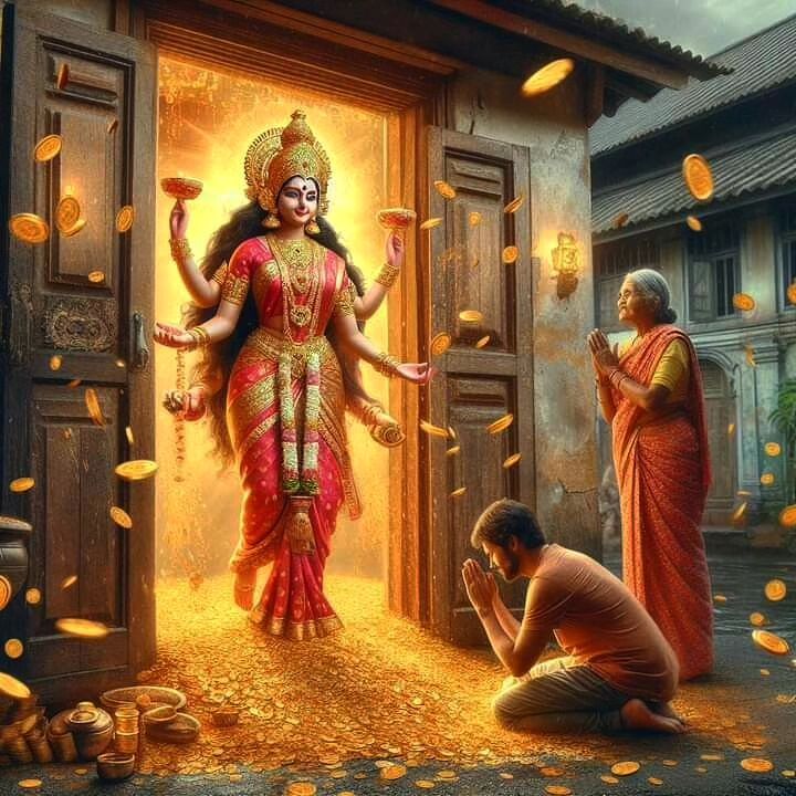 Goddess Lakshmi and the belief that it is bad luck to cut your nails at night