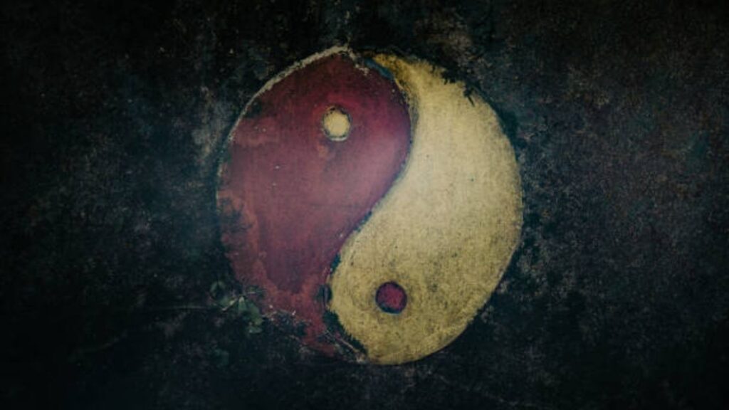 Yin yang symbol connected to the belief: is it bad luck to cut your nails at night