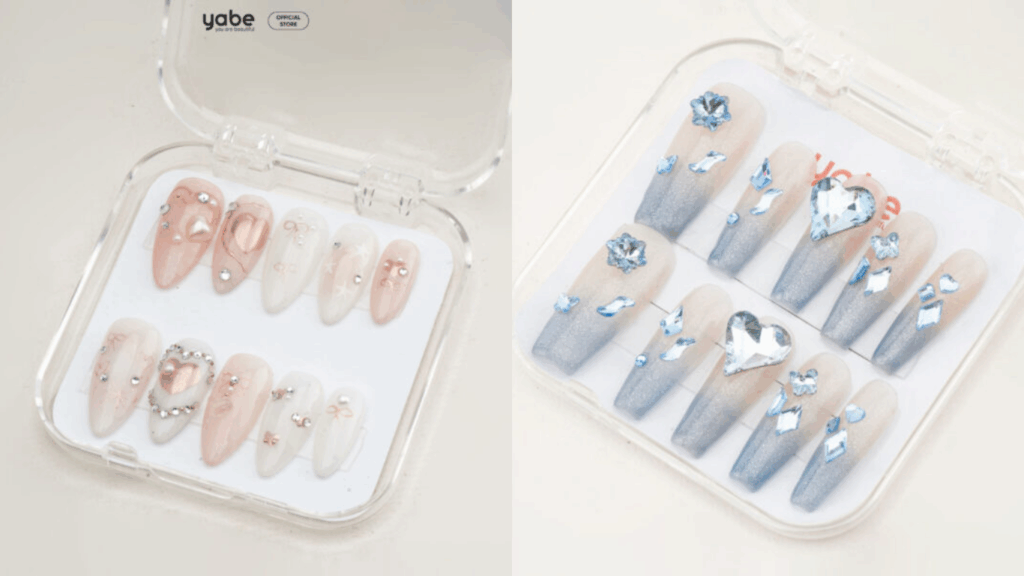 Press-on nails as cheap ways to do your nails at home