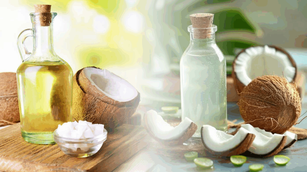 Coconut oil is a simple at-home ingredient for healthier-looking nails