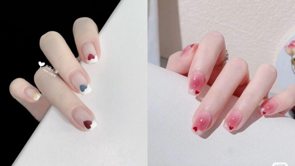 Simple mini accent nail art