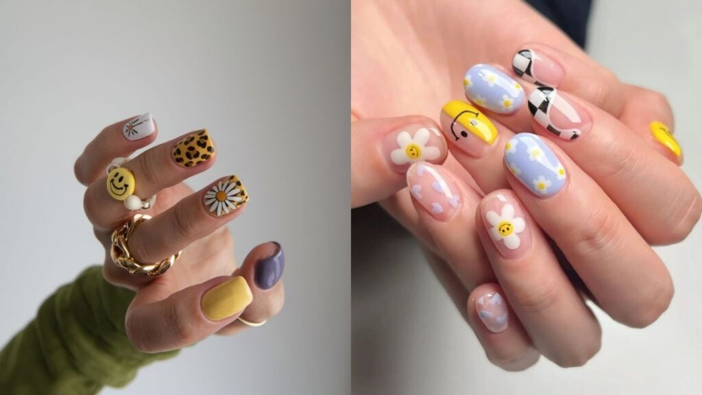 Creative nail art designs with modern finishes