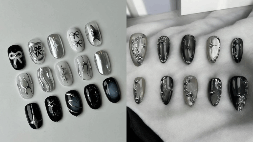 Gray nails