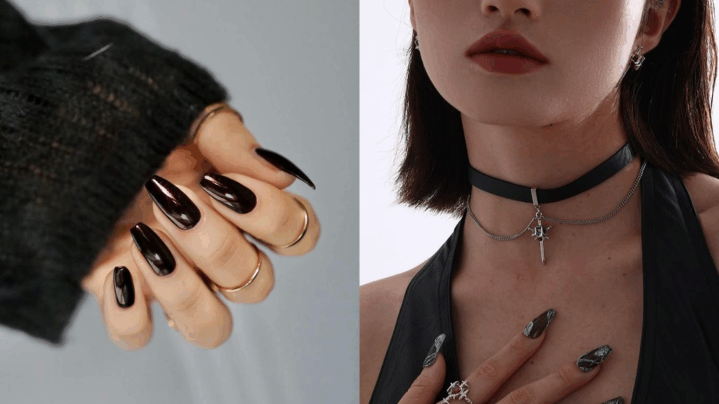 Cool edgy nail designs to match your jewelry