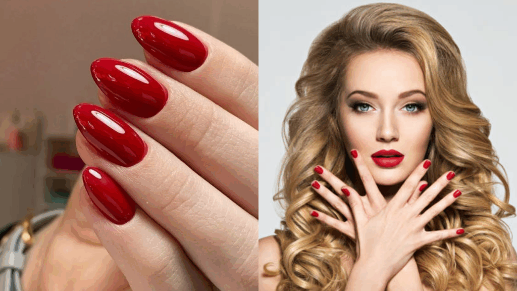 Red nail polish color