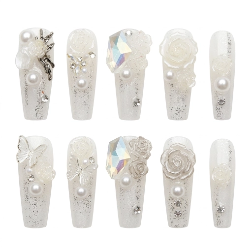 Press-on Nails Wholesale $11.90 Opal Elegance by Yabe Vietnam