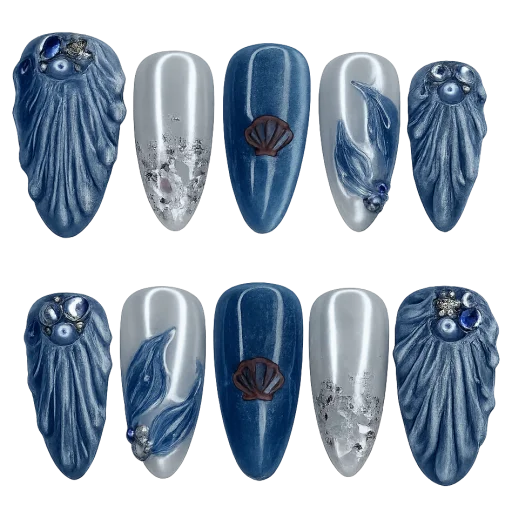 Press-on Nails Wholesale $6.90 Azure Drift by Yabe Vietnam