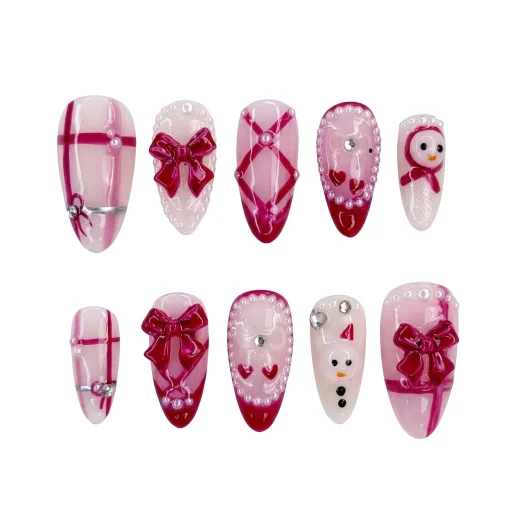 Press-on Nails Wholesale $11.90 Berry Frost by Yabe Vietnam