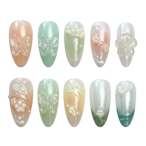 Press-on Nails Wholesale $11.90 Blossom Breeze by Yabe Vietnam