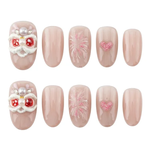 Press-on Nails Wholesale $6.90 Blush Blossom by Yabe Vietnam