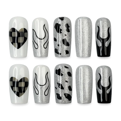 Press-on Nails Wholesale $6.90 Bold Charm by Yabe Vietnam